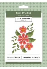 LISA HORTON CRAFTS LISA HORTON CRAFTS PERFECT POSIE LAYERING STENCILS