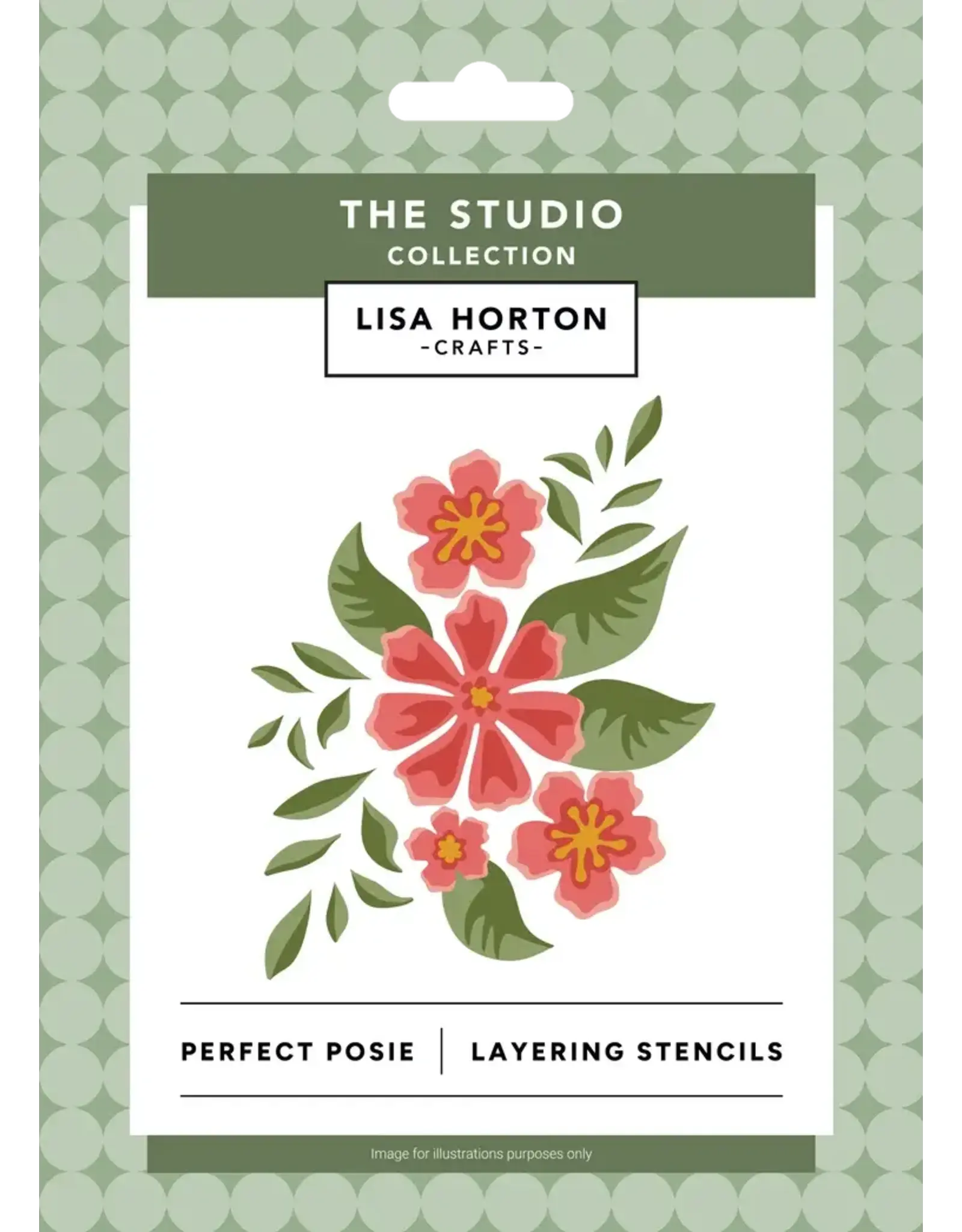 LISA HORTON CRAFTS LISA HORTON CRAFTS PERFECT POSIE LAYERING STENCILS