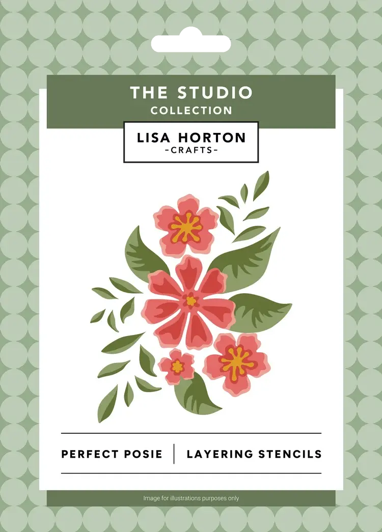 LISA HORTON CRAFTS LISA HORTON CRAFTS PERFECT POSIE LAYERING STENCILS