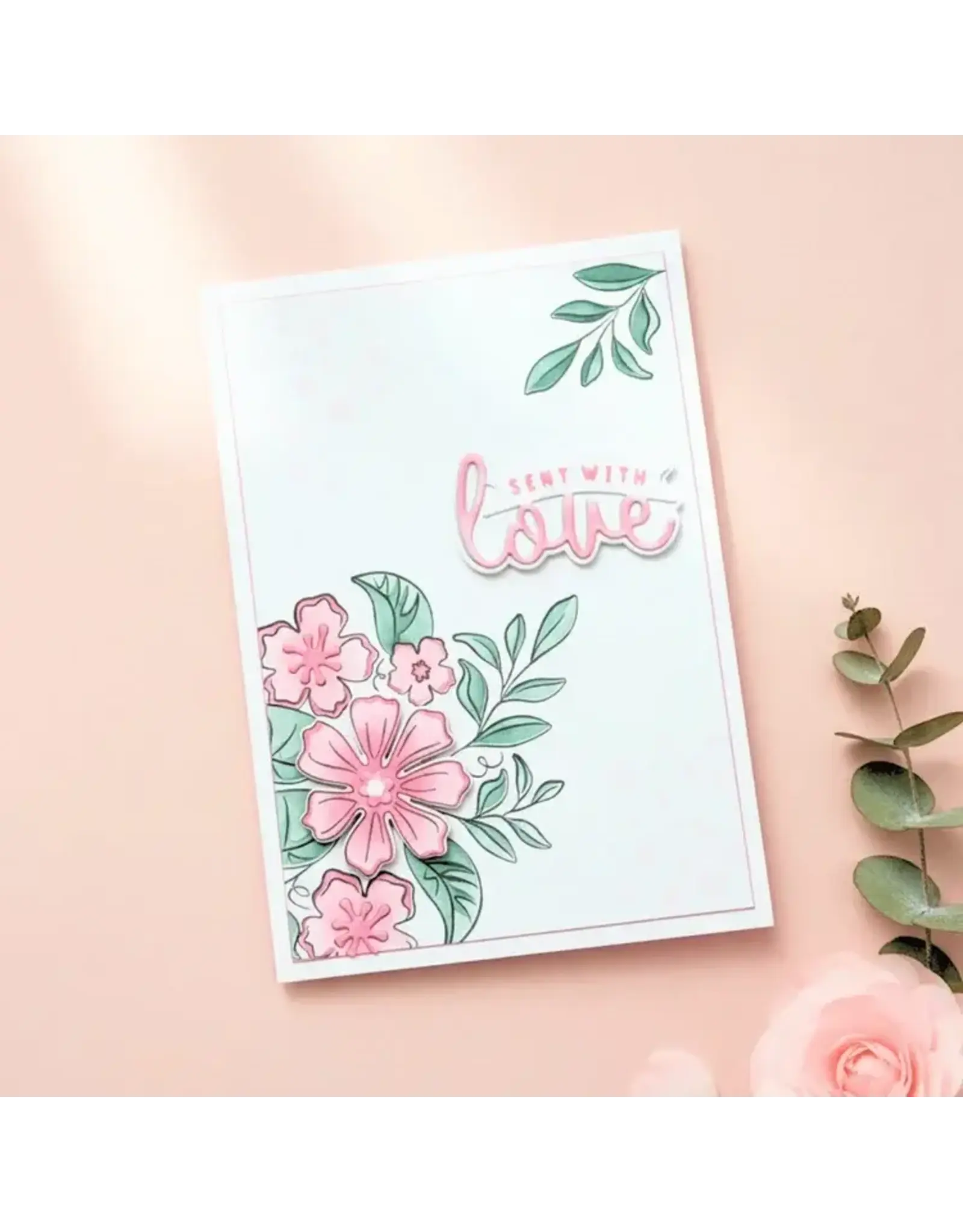 LISA HORTON CRAFTS LISA HORTON CRAFTS PERFECT POSIE LAYERING STENCILS