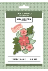LISA HORTON CRAFTS LISA HORTON CRAFTS BOUQUET PARFAIT PRINCIPALE ENSEMBLE DE MATRICES DE DÉCOUPE
