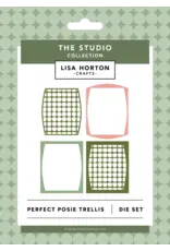 LISA HORTON CRAFTS LISA HORTON CRAFTS BOUQUET PARFAIT TREILLIS ENSEMBLE DE MATRICES DE DÉCOUPE
