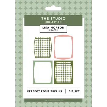LISA HORTON CRAFTS LISA HORTON CRAFTS PERFECT POSIE TRELLIS DIE SET