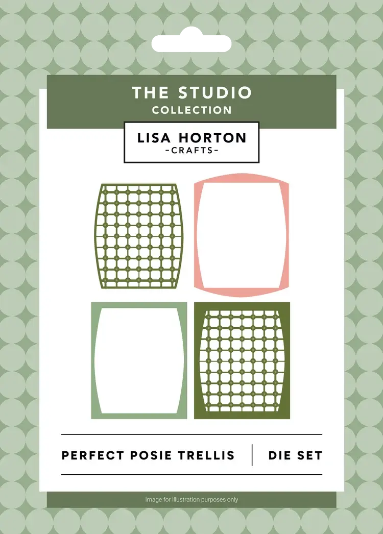 LISA HORTON CRAFTS LISA HORTON CRAFTS PERFECT POSIE TRELLIS DIE SET