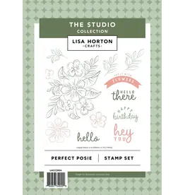 LISA HORTON CRAFTS LISA HORTON CRAFTS PERFECT POSIE CLEAR STAMP SET