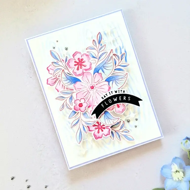 LISA HORTON CRAFTS LISA HORTON CRAFTS PERFECT POSIE CLEAR STAMP SET
