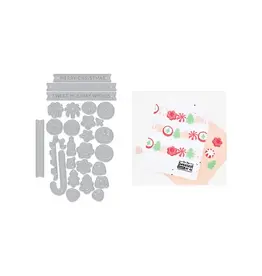 HERO ARTS HERO ARTS CARLY TEE CANDY KEBOB CHRISTMAS ADD-ON DIE SET