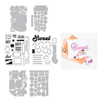 HERO ARTS HERO ARTS CARLY TEE "BEARY" DOUCES VACANCES PAQUET