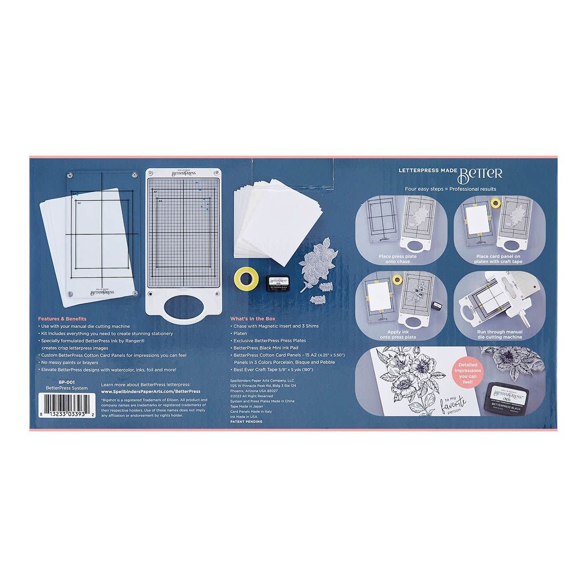 SPELLBINDERS SPELLBINDERS BETTERPRESS KIT