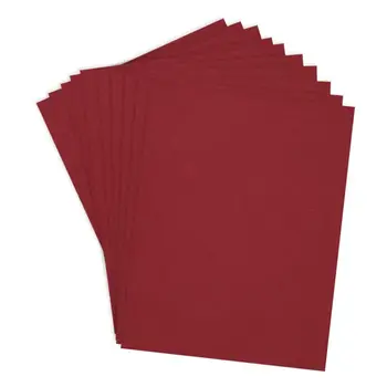 SPELLBINDERS SPELLBINDERS CRANBERRY COLORWHEEL CARDSTOCK 8.5x11 10/PK
