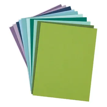 SPELLBINDERS SPELLBINDERS COOL ASSORTMENT COLORWHEEL CARDSTOCK 8.5x11 20/PK