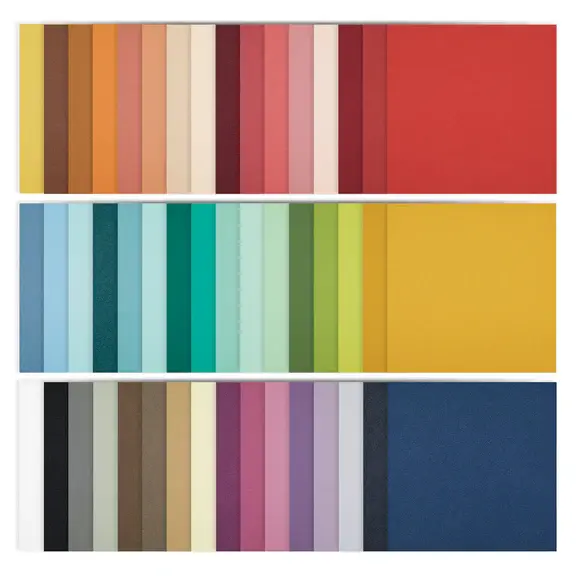 SPELLBINDERS SPELLBINDERS FULL 48 COLORWHEEL CARDSTOCK PACK 12x12