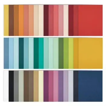 SPELLBINDERS SPELLBINDERS COMPLÈTE 48 COLORWHEEL PAQUET DE PAPIER CARTONNÉ A2 PANNEAUX