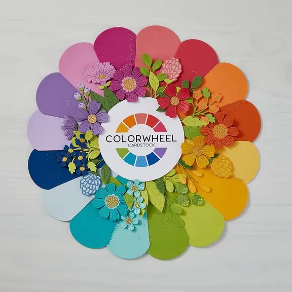 SPELLBINDERS SPELLBINDERS FULL 48 COLORWHEEL CARDSTOCK PACK A2 PANELS