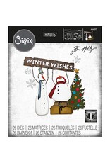 SIZZIX SIZZIX TIM HOLTZ THINLITS RAMEAU ET SOUCHE ENSEMBLE DE MATRICES DE DÉCOUPE