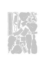 SIZZIX SIZZIX TIM HOLTZ THINLITS RAMEAU ET SOUCHE ENSEMBLE DE MATRICES DE DÉCOUPE