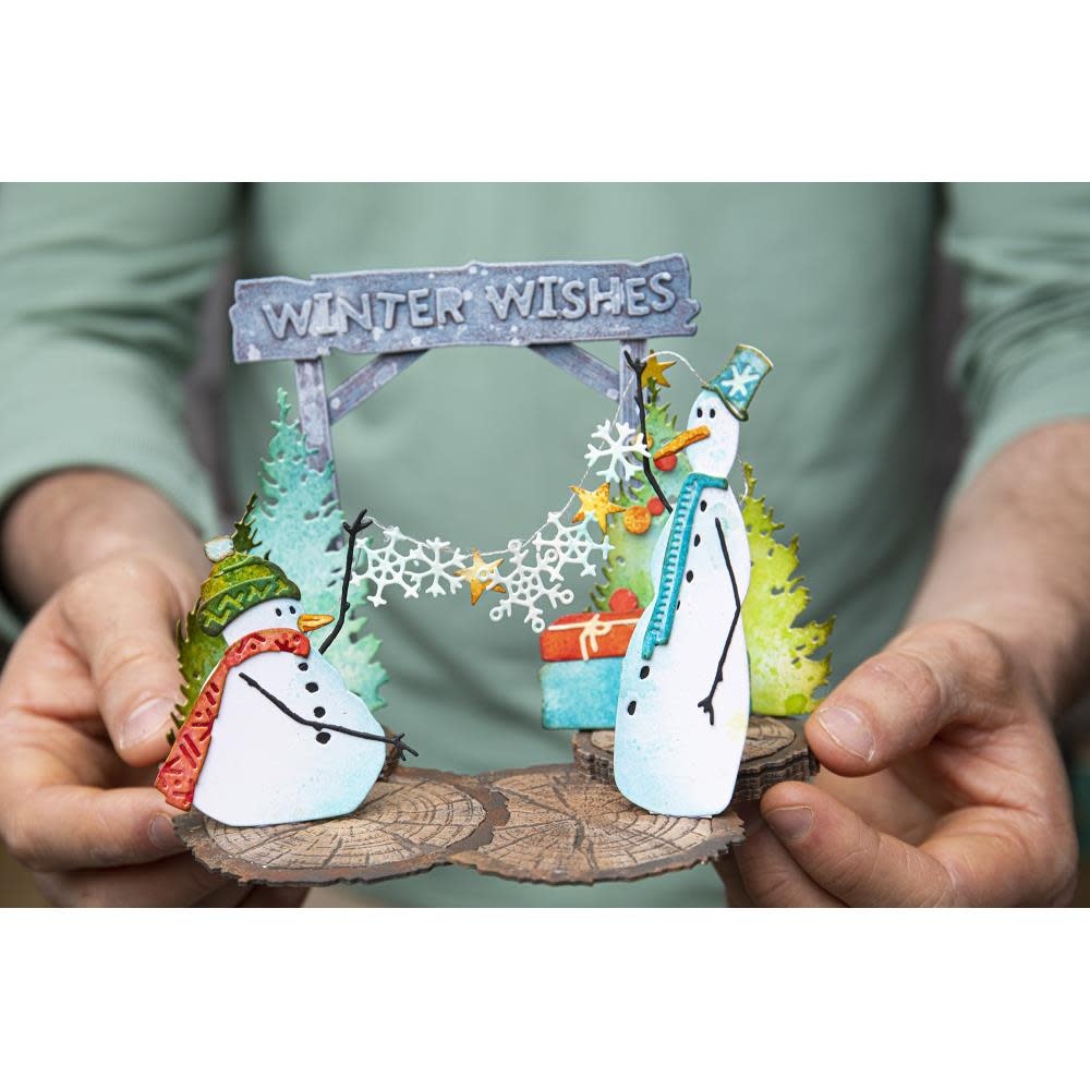 SIZZIX SIZZIX TIM HOLTZ THINLITS TWIG & STUMP DIE SET