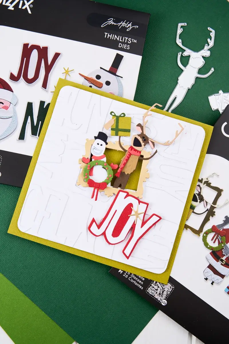 SIZZIX SIZZIX TIM HOLTZ THINLITS VAULT PAPERCUT CHRISTMAS DIE SET