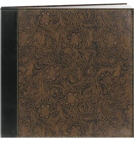 PIONEER PIONEER NOIR ROULEAU GAUFRÉ LEATHERETTE 12x12 ALBUM