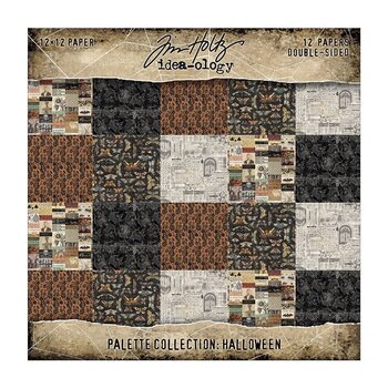 ADVANTUS TIM HOLTZ IDEA-OLOGY PALETTE COLLECTION HALLOWEEN 12x12 PAPIER CARTONNÉ