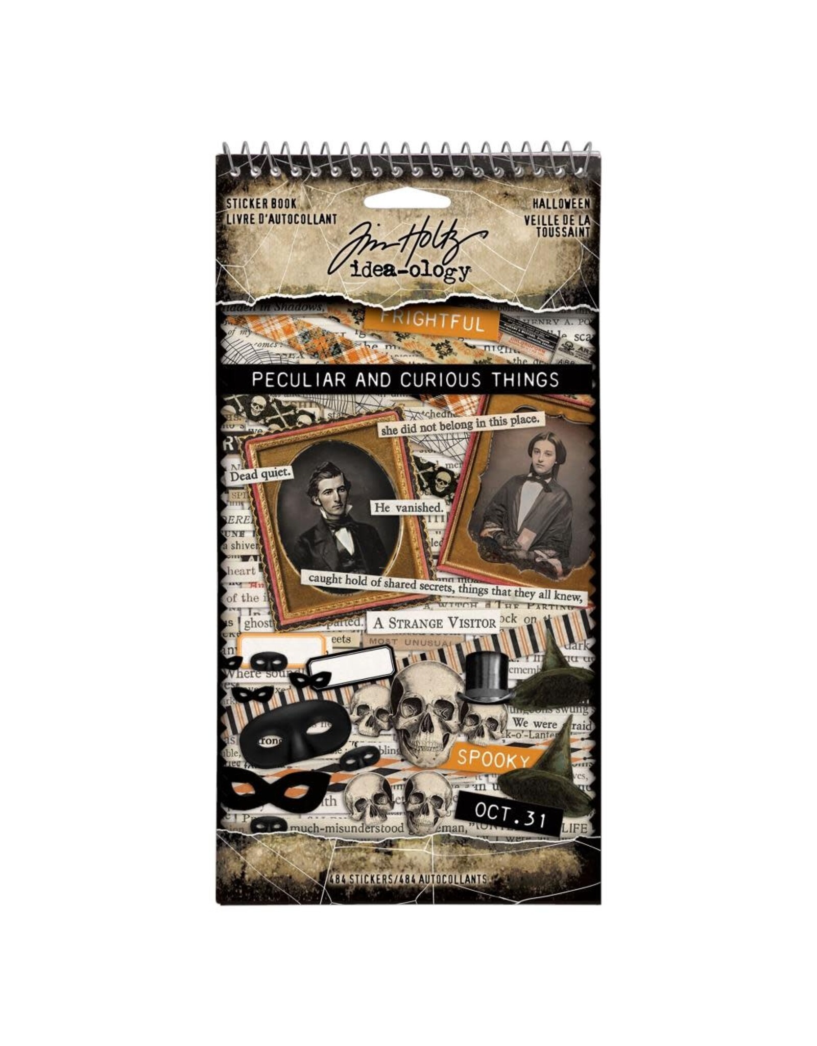 ADVANTUS TIM HOLTZ IDEA-OLOGY HALLOWEEN PECULIAR AND CURIOUS THINGS STICKER BOOK