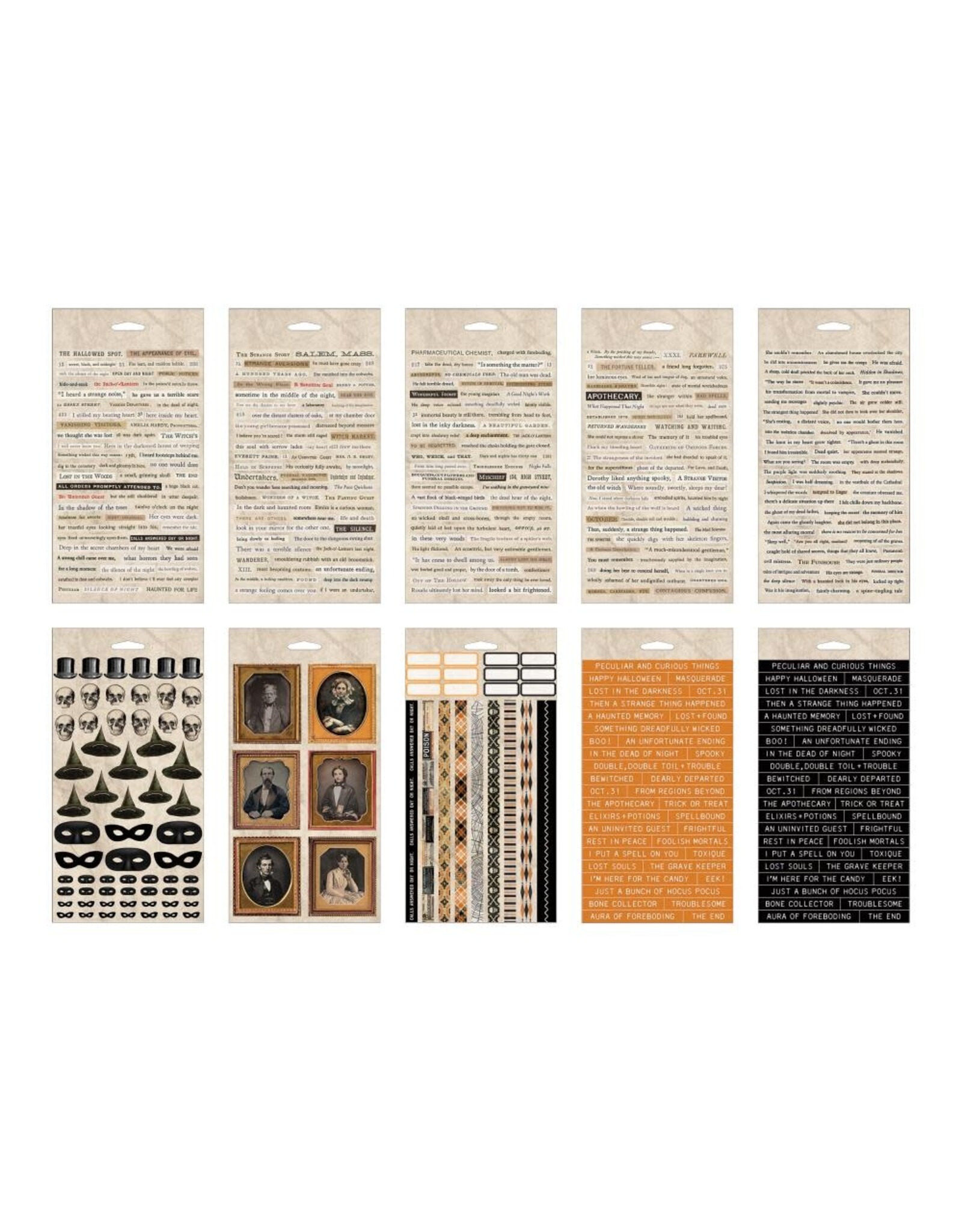 ADVANTUS TIM HOLTZ IDEA-OLOGY HALLOWEEN PECULIAR AND CURIOUS THINGS STICKER BOOK