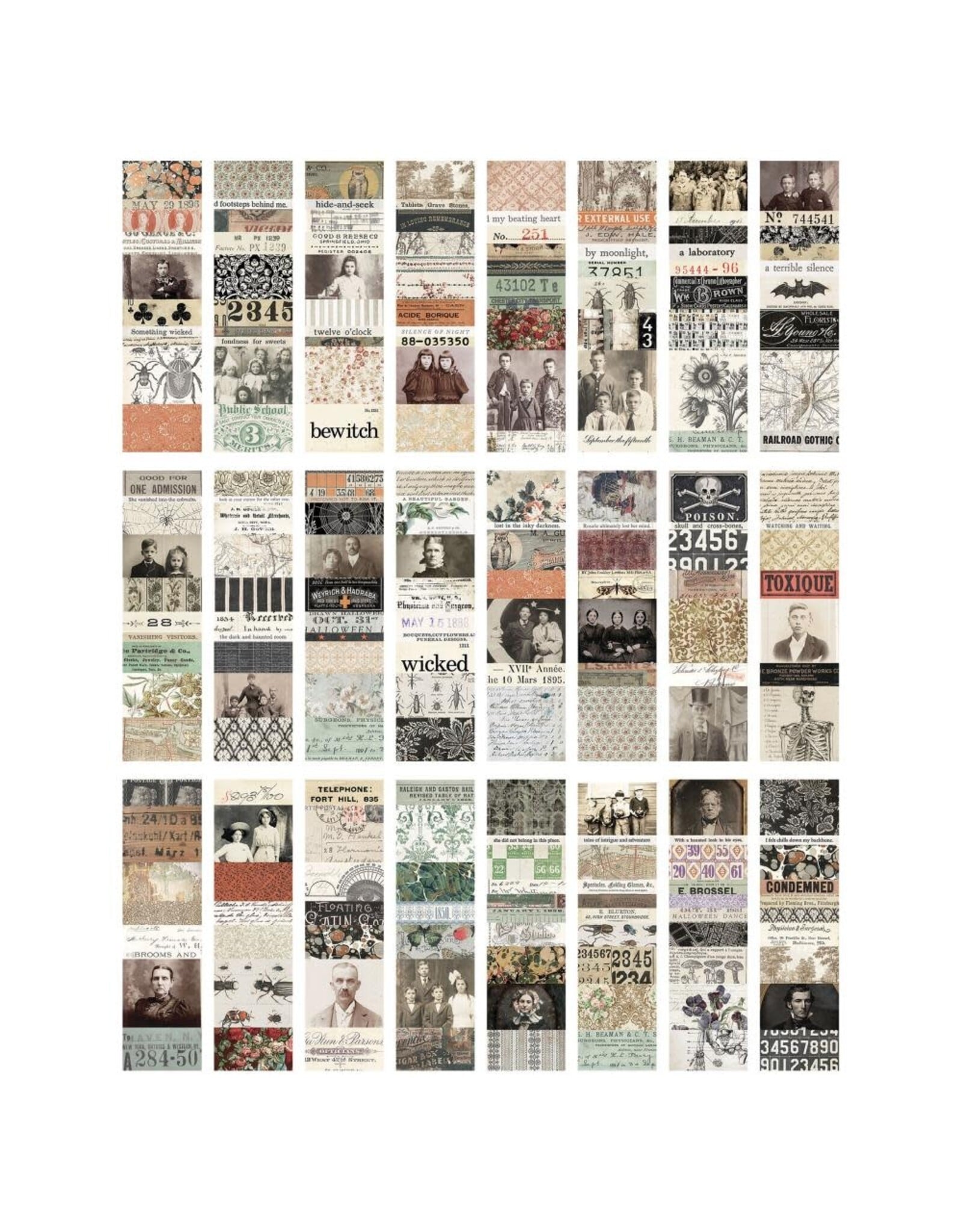 ADVANTUS ADVANTUS TIM HOLTS IDEA-OLOGY HALLOWEEN 2024 GRANDES BANDES POUR COLLAGE 24PC