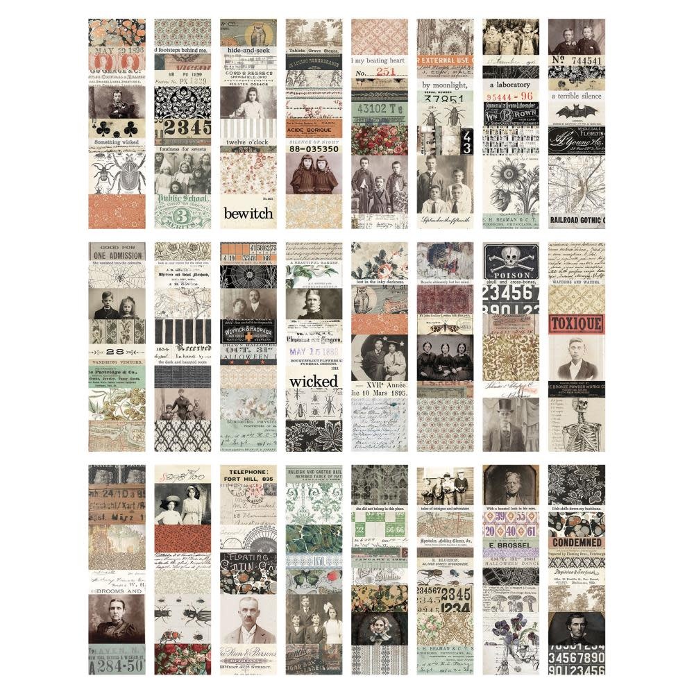 ADVANTUS ADVANTUS TIM HOLTS IDEA-OLOGY HALLOWEEN LARGE COLLAGE STRIPS 24PC