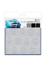 RANGER RANGER SIMON HURLEY "JACK O' LANTERNS" 6x6 ENSEMBLE DE POCHOIRS