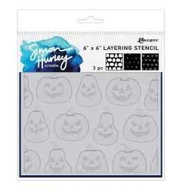 RANGER RANGER SIMON HURLEY "JACK O' LANTERNS" 6x6 ENSEMBLE DE POCHOIRS