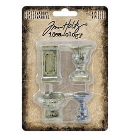 ADVANTUS TIM HOLTZ IDEA-OLOGY HALLOWEEN CONSERVATORY EMBELLISHMENTS 4PC