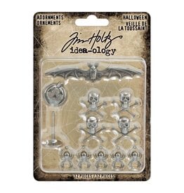ADVANTUS TIM HOLTZ IDEA-OLOGY HALLOWEEN ORNEMENTS MÉTALLIQUES 12/PK