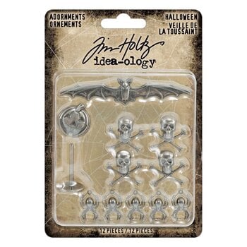 ADVANTUS TIM HOLTZ IDEA-OLOGY HALLOWEEN ORNEMENTS MÉTALLIQUES 12/PK