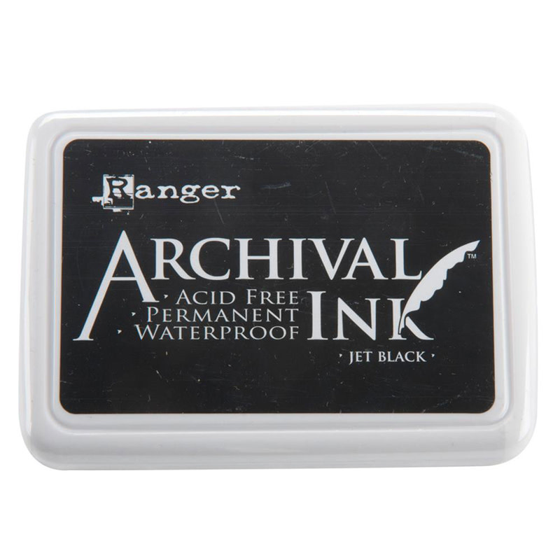 RANGER RANGER ARCHIVAL INK PAD JET BLACK