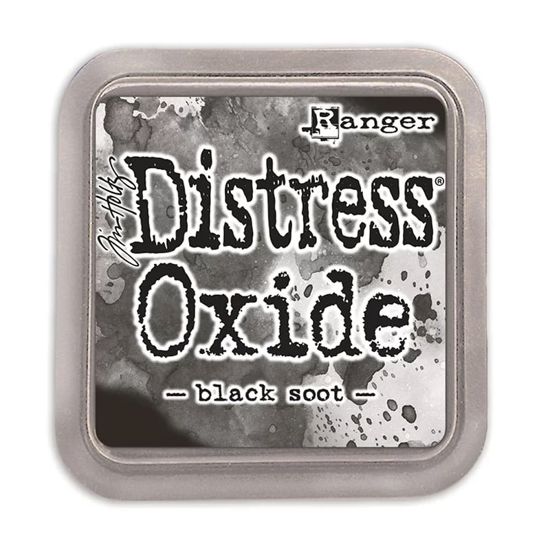 RANGER TIM HOLTZ DISTRESS OXIDE INK PAD BLACK SOOT