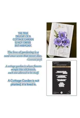 SPELLBINDERS SPELLBINDERS BETTERPRESS SUSAN TIERNEY-COCKBURN MESSAGES POUR JARDIN CHAMPÊTRE  PLAQUE DE PRESSE ET DE DORURE