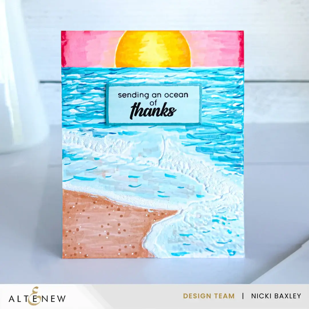 ALTENEW ALTENEW VAGUES MURMURANTES DOSSIER À GAUFRAGE 3D