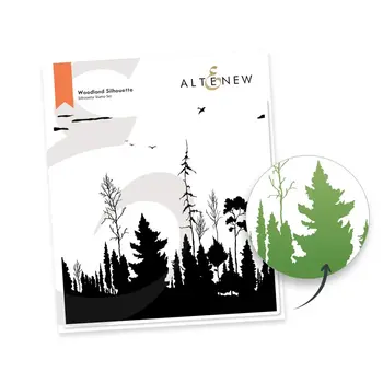 ALTENEW ALTENEW SILHOUETTE DE FORÊT TAMPON CLAIR