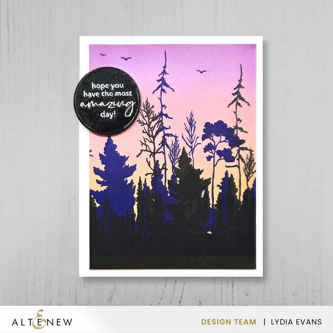 ALTENEW ALTENEW WOODLAND SILHOUETTE CLEAR STAMP