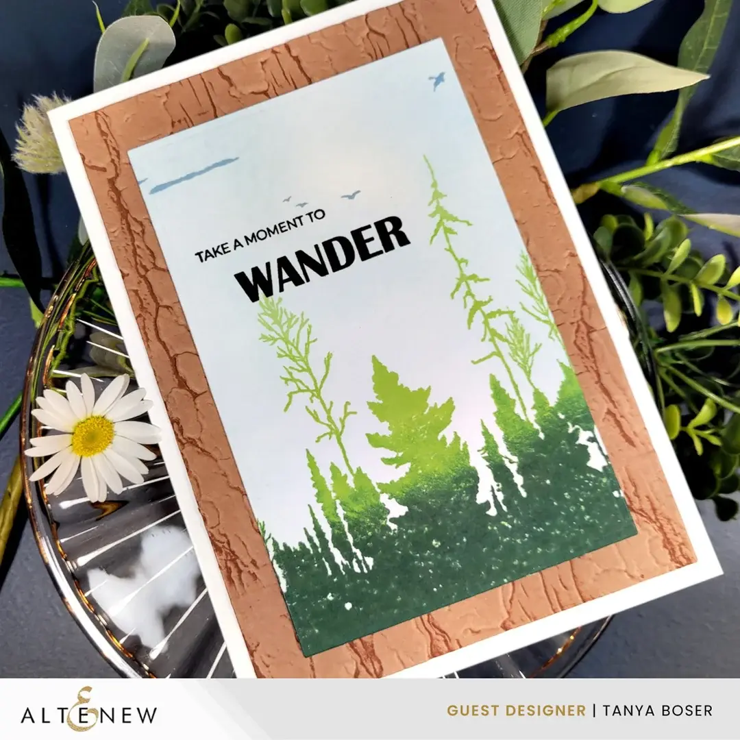 ALTENEW ALTENEW WOODLAND SILHOUETTE CLEAR STAMP