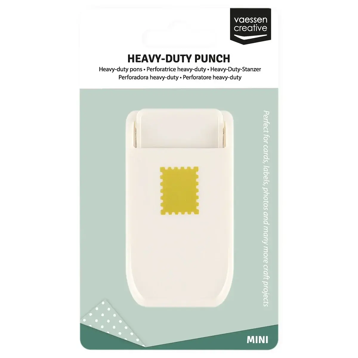 VAESSEN CREATIVE VAESSEN CREATIVE POSTAGE STAMP MINI HEAVY-DUTY PUNCH