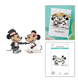 SPELLBINDERS SPELLBINDERS MARIAGE DE SOURIS CLASSIQUE ENSEMBLE DE MATRICES DE DÉCOUPE
