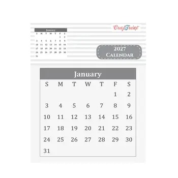CRAFTREAT CRAFTREAT MINI CALENDAR PAD 2027