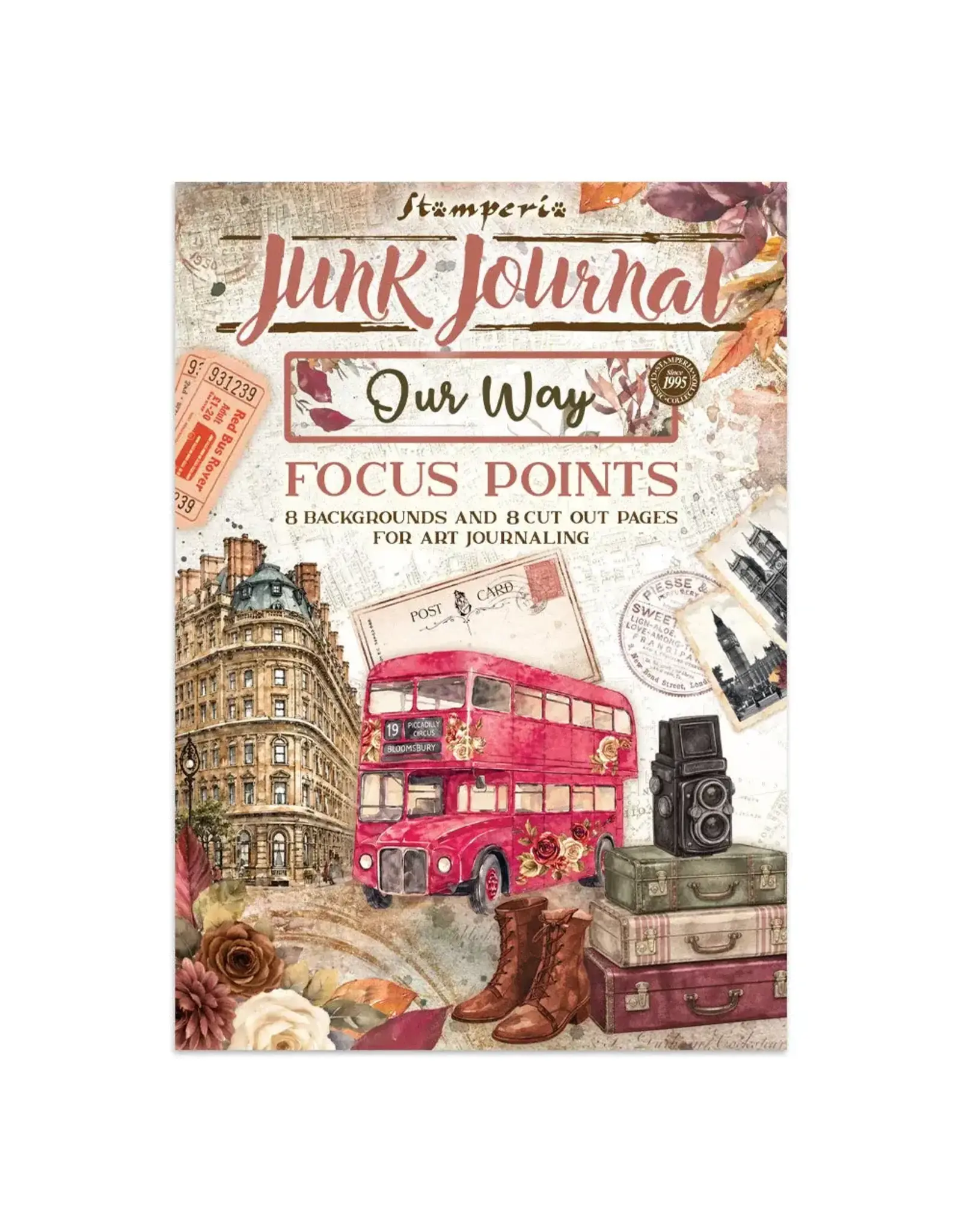 STAMPERIA STAMPERIA OUR WAY A5 POINTS CLÉS JOURNAL DE "JUNK"