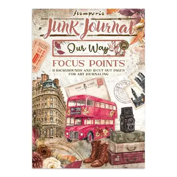 STAMPERIA STAMPERIA OUR WAY A5 FOCUS POINTS JUNK JOURNAL