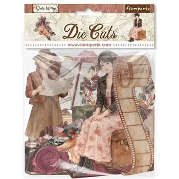 STAMPERIA STAMPERIA OUR WAY CHIPBOARD DIE CUTS