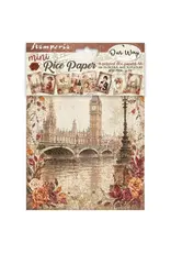 STAMPERIA STAMPERIA OUR WAY A6 MINI RICE PAPER 8/PK