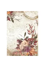 STAMPERIA STAMPERIA OUR WAY BOUQUET A4 RICE PAPER