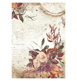 STAMPERIA STAMPERIA OUR WAY BOUQUET A4 RICE PAPER