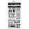 STAMPERIA STAMPERIA OUR WAY TICKETS 12x25cm STENCIL